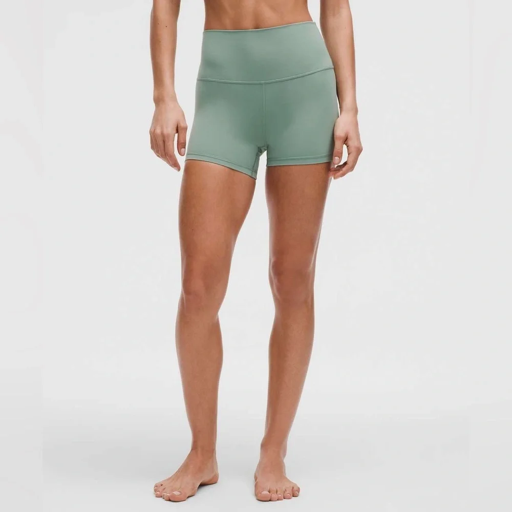 Lululemon Align High-Rise Short 4” - Crater Blue, Size 12 - Picture 1 of 5